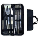Kit Para Churrasco Inox Chef Gourmet 9 peças