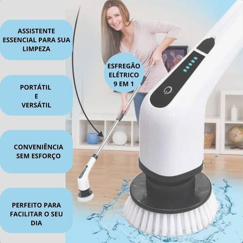 Escova de Limpeza Recarregável USB LustreMax