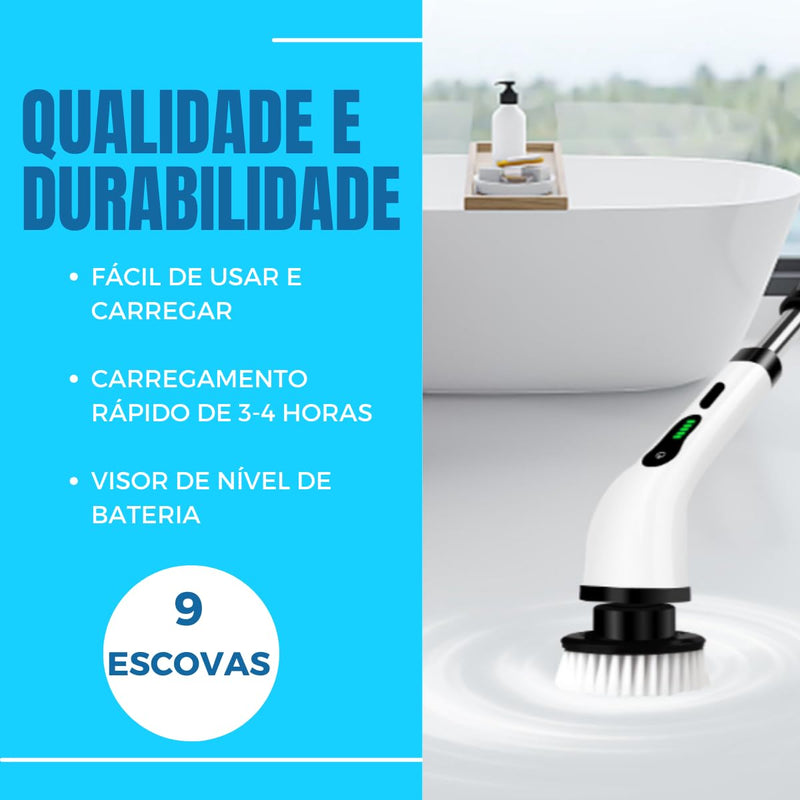 Escova de Limpeza Recarregável USB LustreMax