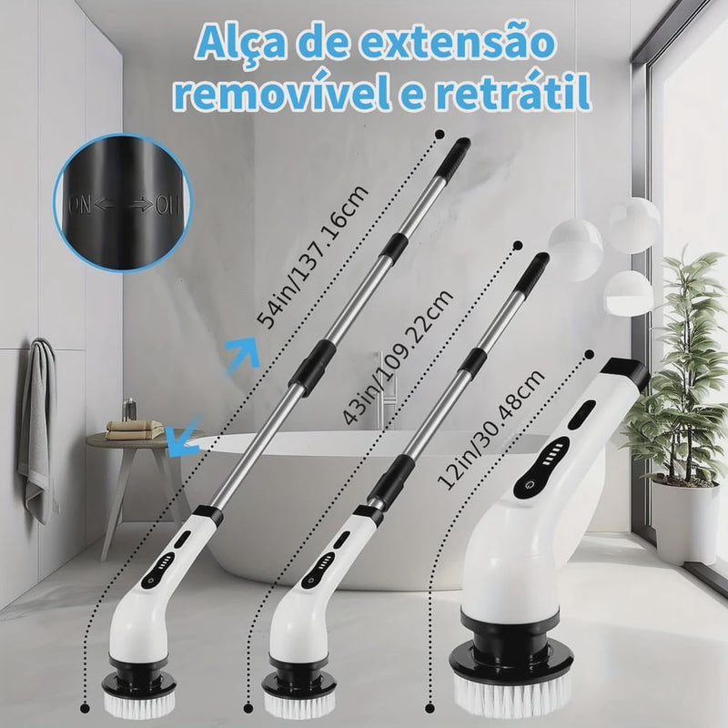 Escova de Limpeza Recarregável USB LustreMax