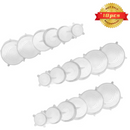 Kit Conjunto Tampas De Silicone Ajustável