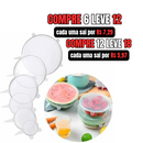 Kit Conjunto Tampas De Silicone Ajustável