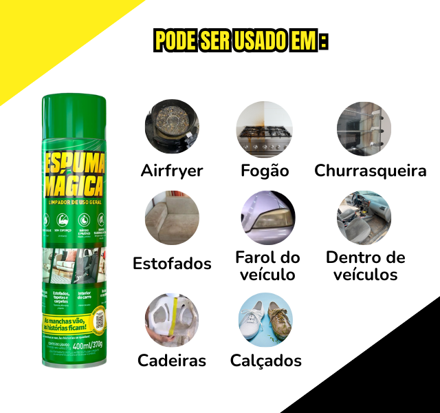 Espuma Mágica Limpeza Extrema