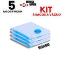 Kit saco a vaco organizador de Guarda roupa