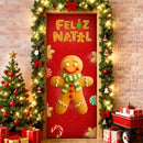 Capa de Porta Decoração de Natal