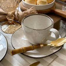Jogo Conjunto 6 Xícaras Maresia Areia 220ml Oxford Porcelanas