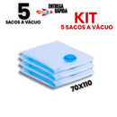 Kit saco a vaco organizador de Guarda roupa